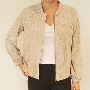 Zara Beige Jacket Size Medium